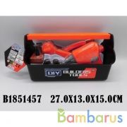 Набор строит. инструментов в пласт. ящике в кор.2*12шт | фото №0