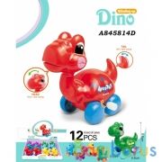 Игрушка заводная динозавр, в ассорт. 6618 в дисплее уп-12шт в кор.2*16уп | фото №0