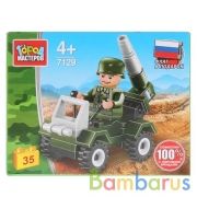 Конструктор боевая МАШИНА, 35 дет. Город мастеров в кор.2*120шт | фото №0