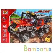 Конструктор "Город мастеров" ралли: джип 8х8, с фигуркой, 529дет. в русс. кор. в кор.24шт | фото №0