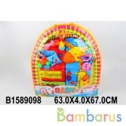 Коврик детский мягкий с погремушками 004 в сумке в кор.24шт | фото №0