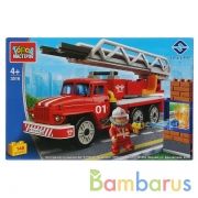 УРАЛ конструктор пожарный урал, с фигуркой и аксесс., 148дет. в кор. "Город мастеров" в кор.2*18шт | фото №0