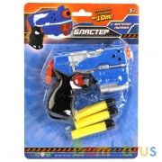 БЛАСТЕР "ИГРАЕМ ВМЕСТЕ" С МЯГКИМИ ПУЛЯМИ НА КАРТ. (РУСС. УП.) в кор.2*72шт | фото №0