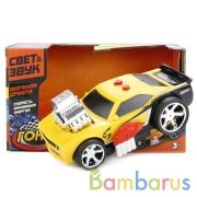 МАШИНА "ИГРАЕМ ВМЕСТЕ" ГОНОЧНАЯ НА БАТ. СВЕТ+ЗВУК LD-2018B В РУСС. КОР. в кор.2*18шт | фото №0