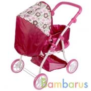 Коляска мет, 4*12,5см рез. корз, перен. рег: канапе, руч,59*35.5*62, кор. КАРАПУЗ в кор.4шт | фото №0