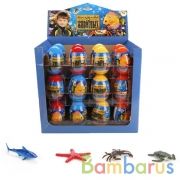 ВОДНЫЕ ОБИТАТЕЛИ "ИГРАЕМ ВМЕСТЕ" 12 АСС. 2-3" В ЦВ. ЯЙЦАХ, УП-36ШТ в кор.2уп | фото №0