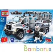 Группа ГАЗ конструктор газ садко бортовой с тентом, 122 дет. Город мастеров в кор.2*18шт | фото №0