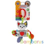 ПОДВЕСКА С ПОГРЕМУШКАМИ, ПИЩАЛКА НА КАРТ. В ПАК. (РУСС. УП.) УМКА в кор.250шт | фото №0