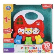 Обучающая игрушка БАРТО А., свет+звук, 10 стихов, песен и звуков в русс. кор. Умка в кор.2*24шт | фото №0