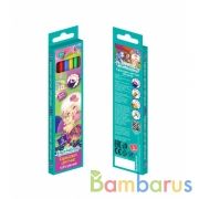 Цветные карандаши ЭНЧЕНТИМАЛС 6цв, трёхгран Умка в кор.20*24шт | фото №0