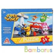 Супер крылья. Пазлы классические в коробке. Пазл 54 детали. Умные игры в уп.32шт в кор.8уп | фото №0