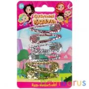Аксессуары д/девочек СКАЗОЧНЫЙ ПАТРУЛЬ 6 заколок на карт. в пак. МИЛАЯ ЛЕДИ уп-10шт в кор.100уп | фото №0