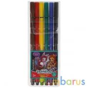 Фломастеры ЭНЧЕНТИМАЛС 6цв, трёхгран Умка в кор.4*24шт | фото №0