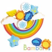 СОБИРАЙКА "БАЛАНСИР "РАДУГА" (11ДЕТ.) в кор.20шт | фото №0