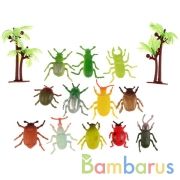 Игрушка пластизоль Играем Вместе жуки 2" асс. 12 шт, в пак с хэд (русс. уп.) в кор.2*180шт | фото №0