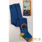 Колготки детские Синий ТРАКТОР для мальчика р-р 104-110 в кор.15шт | фото №0