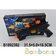 Оружие звуковое автомат на бат. свет+звук+вибро 1020-2 в кор. в кор.2*36шт | фото №0