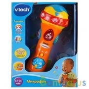 ИГРУШКА РАЗВИВАЮЩАЯ "VTECH" "МИКРОФОН"  НА БАТ. РУССИФИЦ. СО СВЕТОМ В РУСС. КОР. в кор.6шт | фото №0