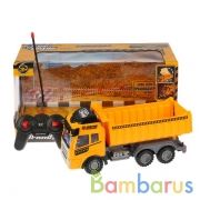 САМОСВАЛ НА РАДИОУПРАВЛЕНИИ ТЕХНОДРАЙВ, СО СВЕТОМ В РУСС. КОР. 39*14*20СМ в кор.18шт | фото №0