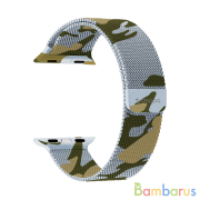 Ремешок Deppa Band Mesh для Apple Watch 42/44 mm, нержавеющая сталь (Камуфляж) | фото №0