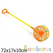 ИГРУШКА КАТАЛКА "ПОГРЕМУШКА" №2 в кор.22шт | фото №0