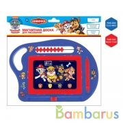 Доска для рисования Щенячий патруль магнитная, счеты, 24*18см ИГРАЕМ ВМЕСТЕ в кор.2*72шт | фото №0