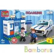 LADA конструктор lada 4x4: ПОЛИЦЕЙСКИЙ УЧАСТОК, 113 дет. Город мастеров в кор.36шт | фото №0