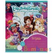 Тетрадь ЭНЧЕНТИМАЛС 12 листов, линейка Умка в кор.240шт | фото №0