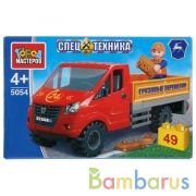 Конструктор ГАЗЕЛЬ бортовая, 49 дет. Город мастеров в кор.2*40шт | фото №0