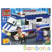 Конструктор побег из полицейской МАШИНЫ, 68 дет. Город мастеров в кор.80шт | фото №0