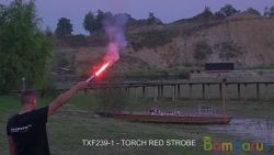 TXF239-1 manual torch, red strobe | фото №0