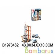 Конструктор пласт. космос техника с фигурками, в ассорт., 632дет. в кор. в кор.6шт | фото №0