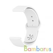 Сменный браслет 22мм (Amazfit GTR 47mm & Haylou LS05) однотонный (Белый) | фото №0