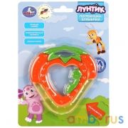 ПОГРЕМУШКА-ПРОРЕЗЫВАТЕЛЬ "УМКА" "КЛУБНИЧКА" "ЛУНТИК" НА БЛИСТЕРЕ (РУСС. УП.) в кор.3*24шт | фото №0