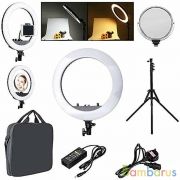 Кольцевая Лампа, Световое кольцо + пульт + Штатив HQ-14N (36см) | фото №0