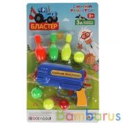 Бластер Синий ТРАКТОР стреляет шариками, на блистере, 38,7*24*5см ИГРАЕМ ВМЕСТЕ в кор.2*36шт | фото №0