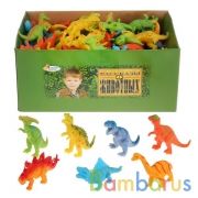 ДИНОЗАВР-ТЯНУЧКА "ИГРАЕМ ВМЕСТЕ" 10СМ, В АССОРТ. В ДИСПЛЕЕ (РУСС. УП.) УП-144ШТ в кор.12уп | фото №0