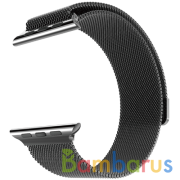 Ремешок Metalband для Apple Watch 42/44mm, миланский сетчатый (Серый космос) | фото №0