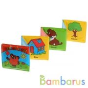 "Умка". Первые слова. Винни-Пух. Книга-раскладушка для ванны. Формат: 8х8см. 14 стр. в кор.60шт | фото №0