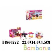 Конструктор пласт. с фигуркой и аксесс., 118дет. в кор. в кор.64шт | фото №0