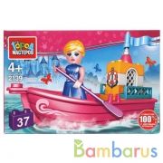 Конструктор принцесса на лодке, 37 дет. Город мастеров в кор.2*40шт | фото №0