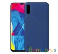 Чехол силиконовый Silicon Cover для Samsung A01 (Темно-синий) | фото №0