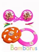 ИГРУШКА НАБОР ИГРОВОЙ №2 ЛАМПО (БАТЕН+КОЛЬЦО+ЗВЕЗДА) ЛИЦЕНЗИЯ 44 КОТЕНКА в кор.15шт | фото №0