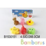 Игрушка пластизоль для ванной, звери в ассорт. в пак. в кор.2*144шт | фото №0