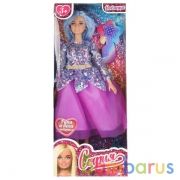 Кукла 29 см София сингл, нарядное платье, цветные волосы, расческа, в коробке КАРАПУЗ в кор.24шт | фото №0