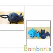 Игрушка жмяка " крыса и летучая мышь" с шариками, в дисплее ИГРАЕМ ВМЕСТЕ уп-12шт в кор.12уп | фото №0