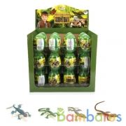 ЧЕРЕПАХИ И ЯЩЕРИЦЫ "ИГРАЕМ ВМЕСТЕ" 20 АСС. 3" В ПРОЗРАЧНОМ ЯЙЦЕ, В РУСС. ДИСПЛЕЕ (УП-36ШТ) в кор.2уп | фото №0