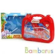 Набор доктора "Доктор Айболит" 14 предм. в чемодане в кор. 21,5*26*6см "ИГРАЕМ ВМЕСТЕ" в кор.2*18шт | фото №0