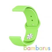 Сменный браслет 22мм (Amazfit GTR 47mm & Haylou LS05) однотонный (Зеленый) | фото №0