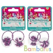 Акс-ры д/девочек ЭНЧЕНТИМАЛС резинки д/волос с украш. виноград, 2шт МИЛАЯ ЛЕДИ уп-10шт в кор.100уп | фото №0